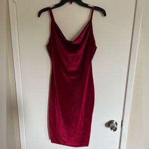 Velvet Burgundy Dress